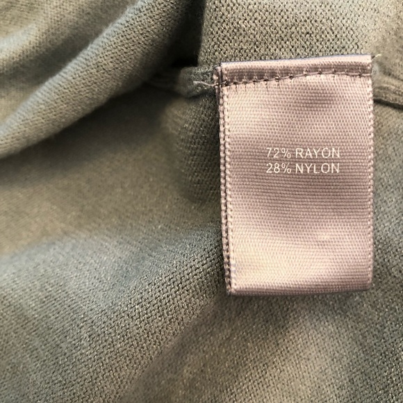 Marled Green Puff Sleeve Sweater Size M - Picture 7 of 7